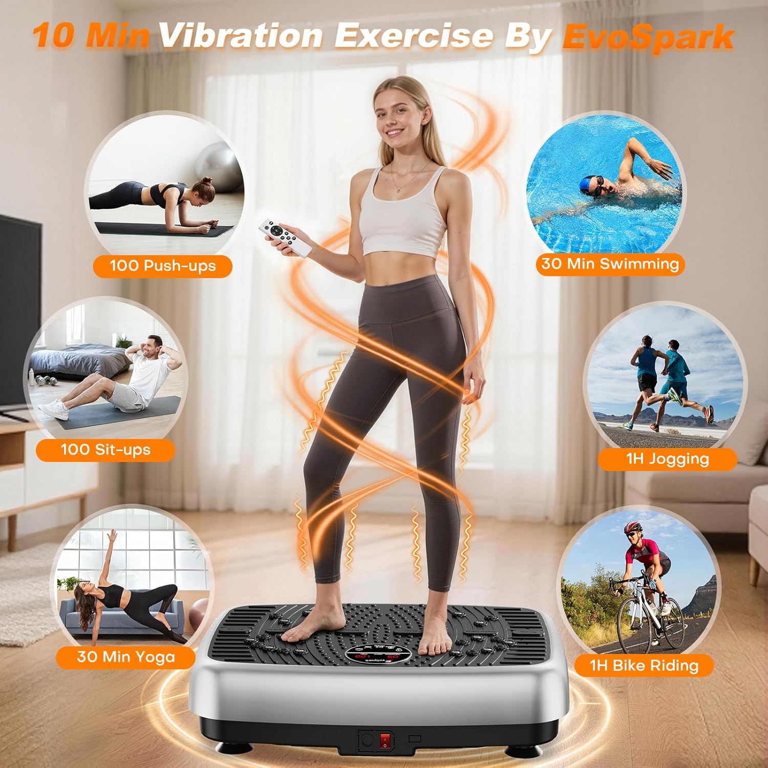 Evospark Vibration Plate for Faster Results